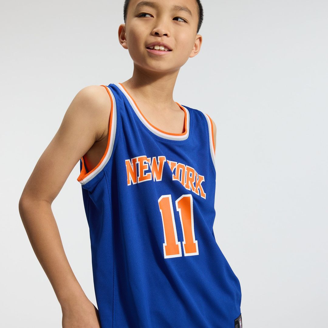 Jalen Brunson | New York Knicks | Youth Fast Break Replica Player Jersey - Icon Edition - Blue