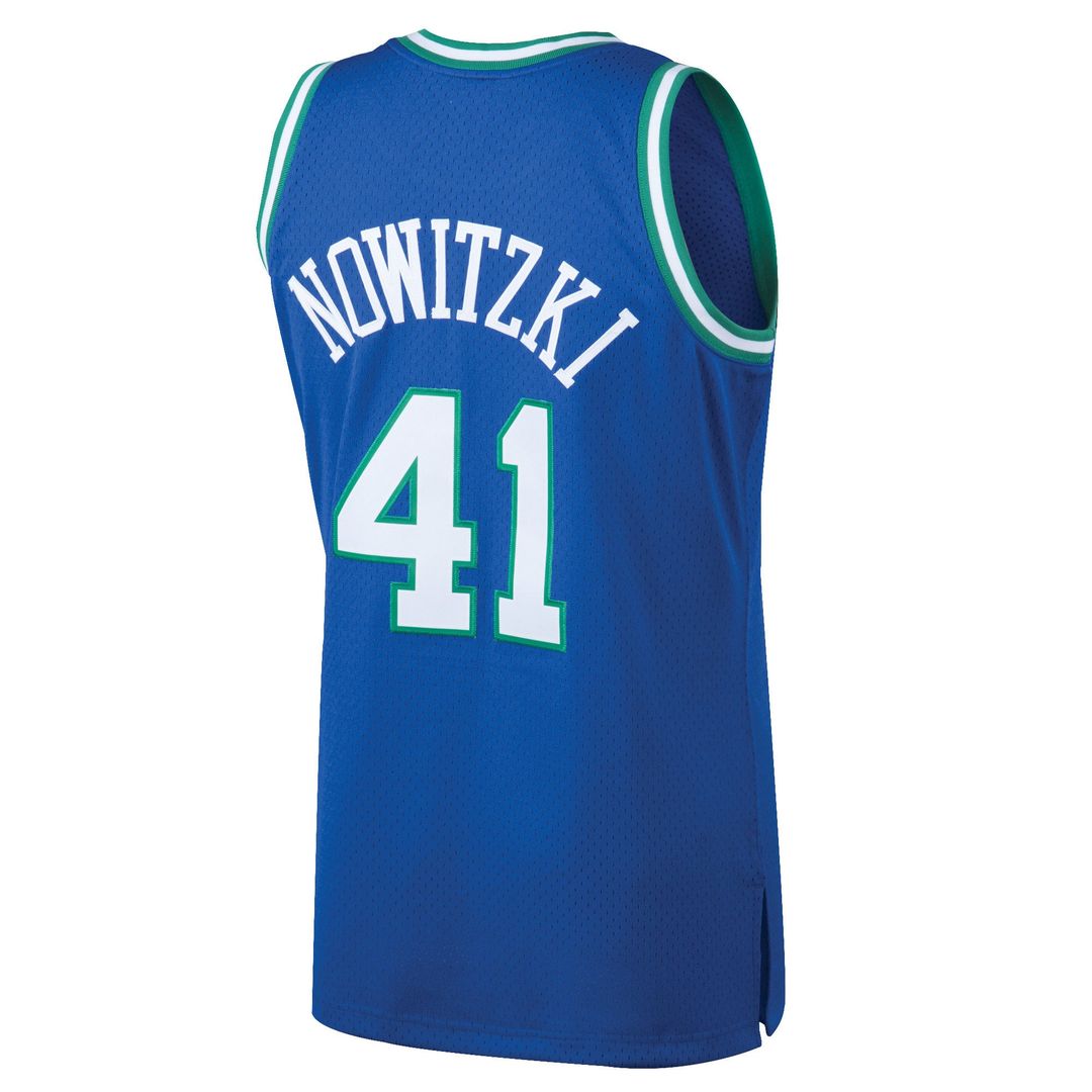 Dirk Nowitzki | Dallas Mavericks | 2011/12 Hardwood Classics Swingman Jersey - Navy