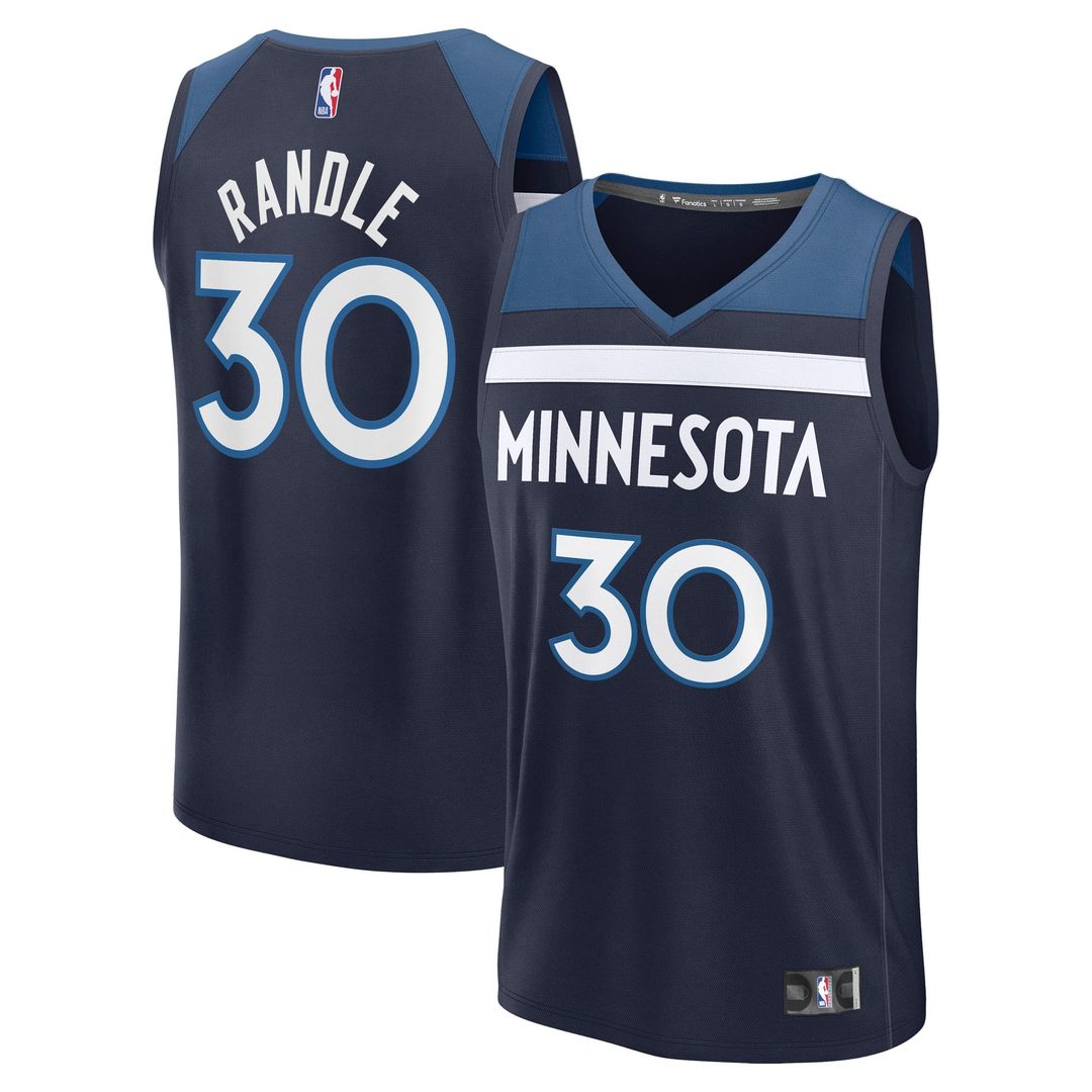 Julius Randle | Minnesota Timberwolves | Fast Break Replica Player Jersey - Icon Edition - Navy