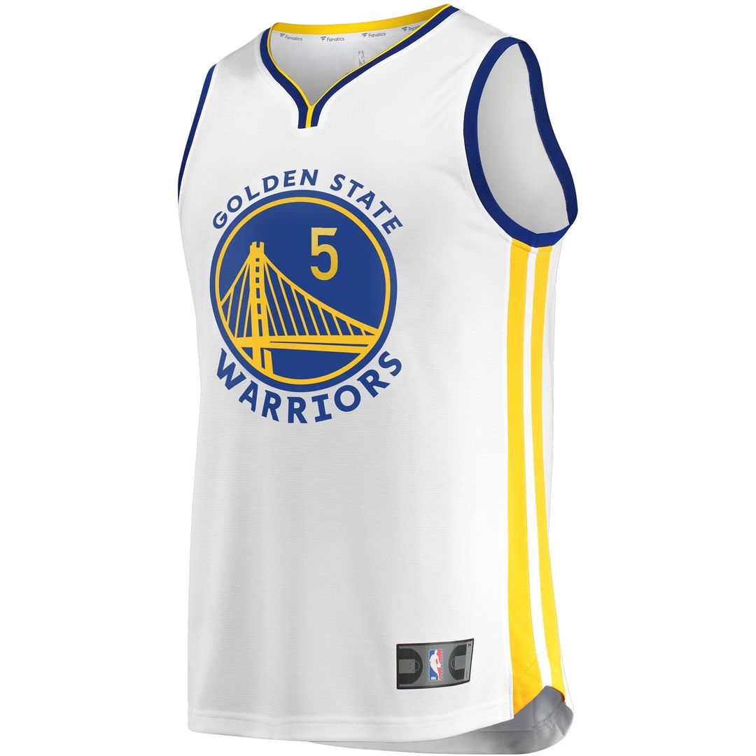 Kevon Looney | Golden State Warriors | Fast Break Player Replica Jersey - Association Edition - White