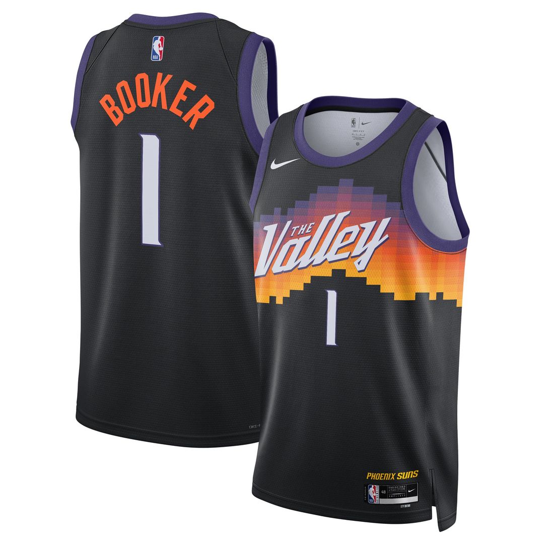 Devin Booker | Phoenix Suns | Unisex 2025/26 Swingman Jersey - Black - City Edition