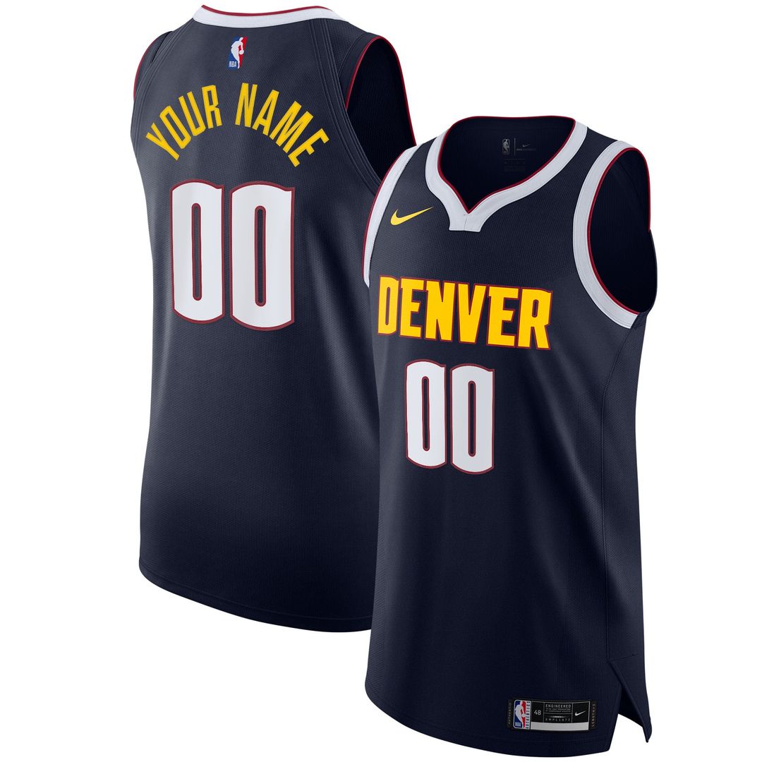 Denver Nuggets | 2020/21 Custom Jersey Navy - Icon Edition