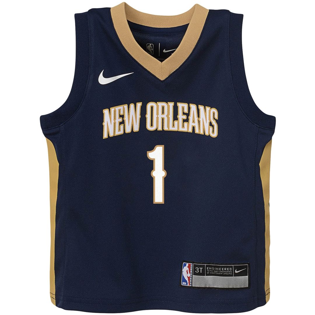 Zion Williamson | New Orleans Pelicans | Toddler Replica Jersey - Icon Edition - Navy