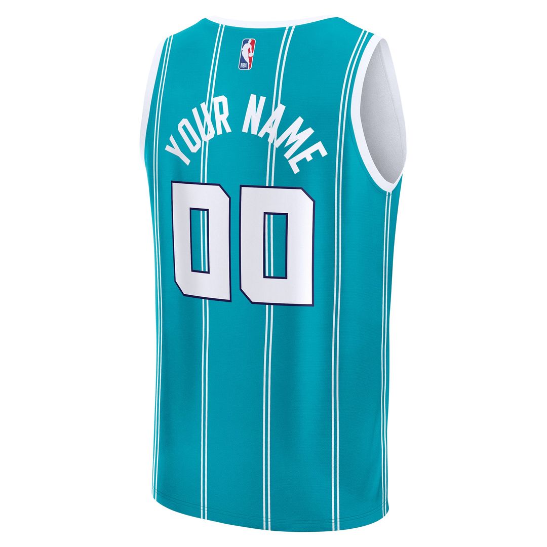 Charlotte Hornets | Fast Break Custom Jersey - Icon Edition - Teal