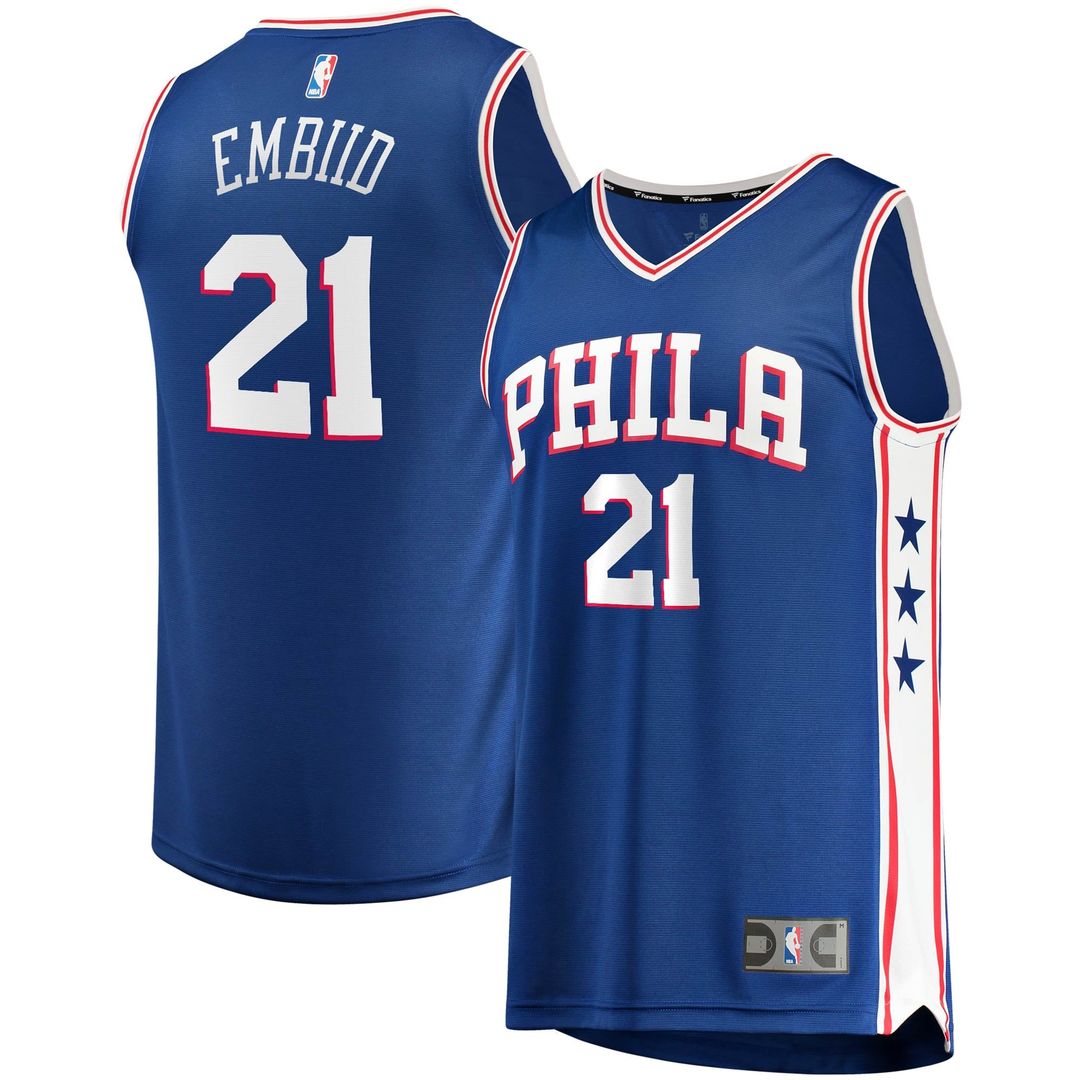 Joel Embiid | Philadelphia 76ers | Replica Jersey - Association Edition - White