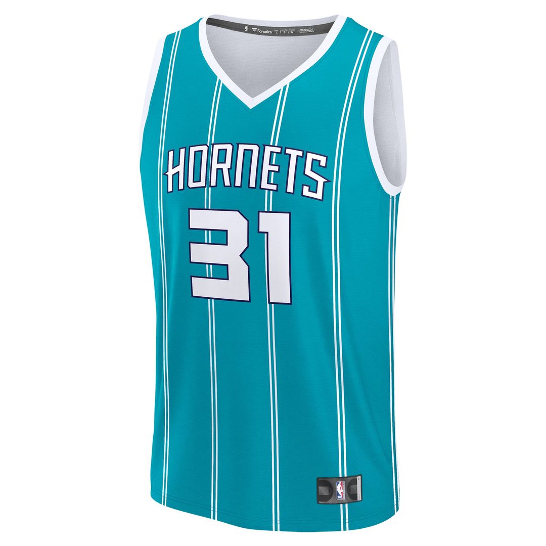 Tidjane Salaun | Charlotte Hornets | 2024 NBA Draft Fast Break Player Jersey - Icon Edition - Teal