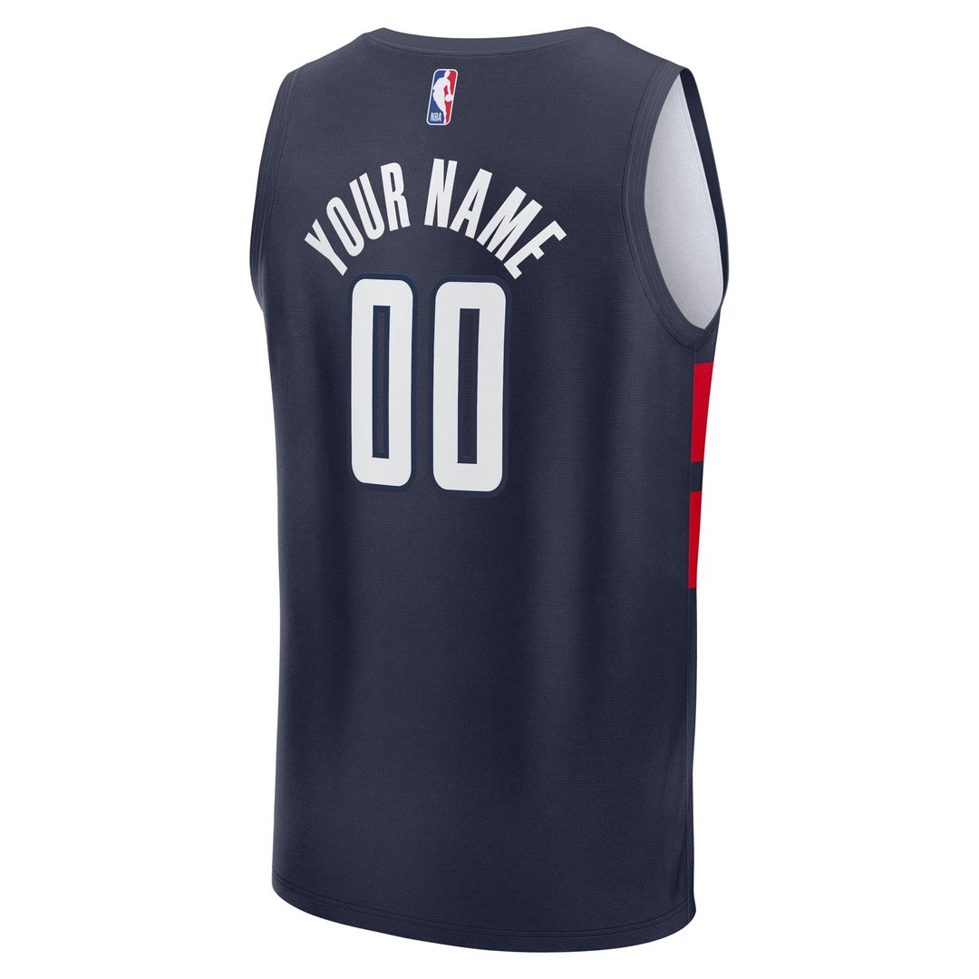 Washington Wizards | Fast Break Custom Jersey - Statement Edition - Navy
