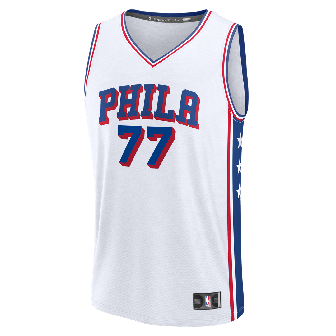 VJ Edgecombe | Philadelphia 76ers | Fast Break Replica Jersey - White - Association Edition