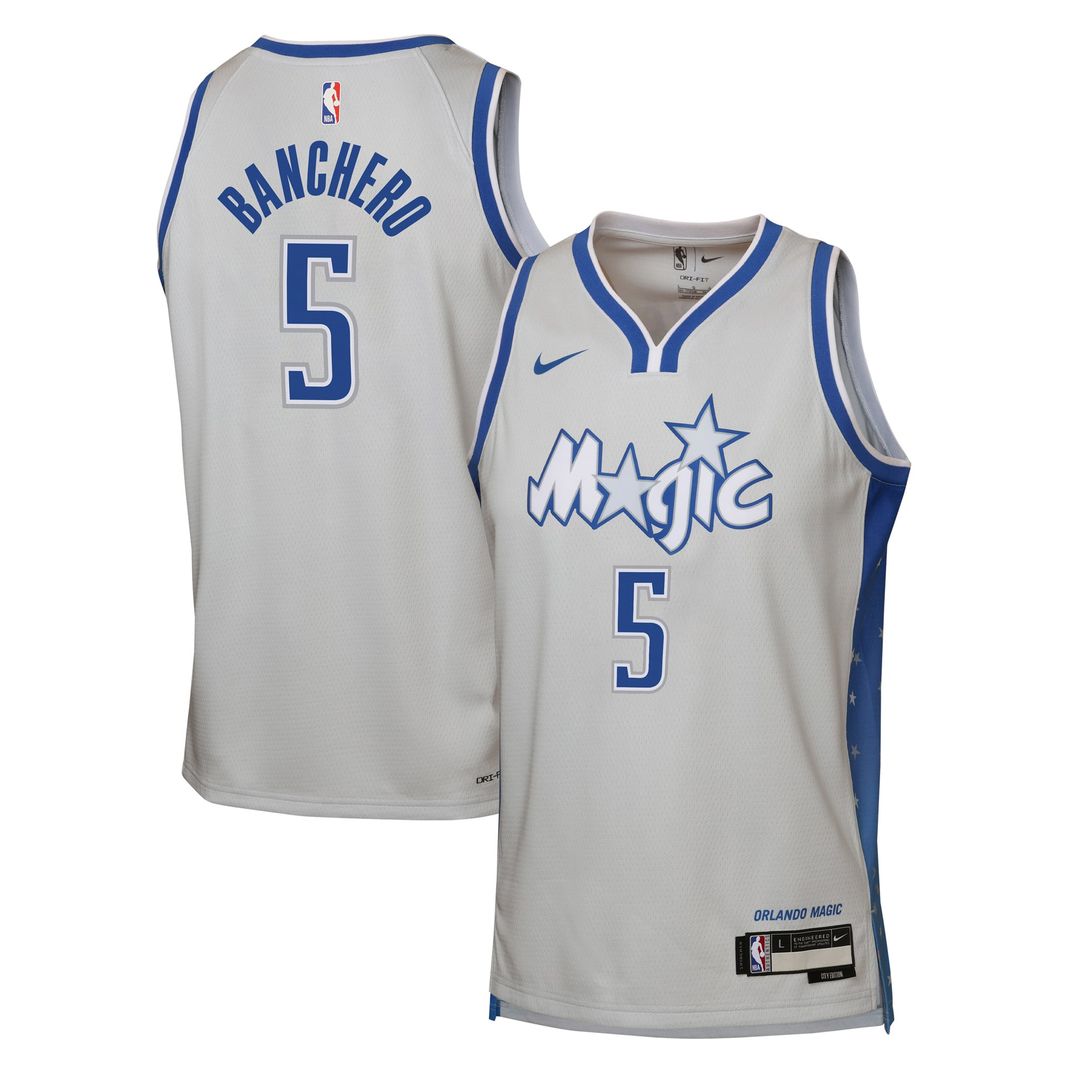 Paolo Banchero | Orlando Magic | Youth 2025/26 City Edition Swingman Jersey - Silver
