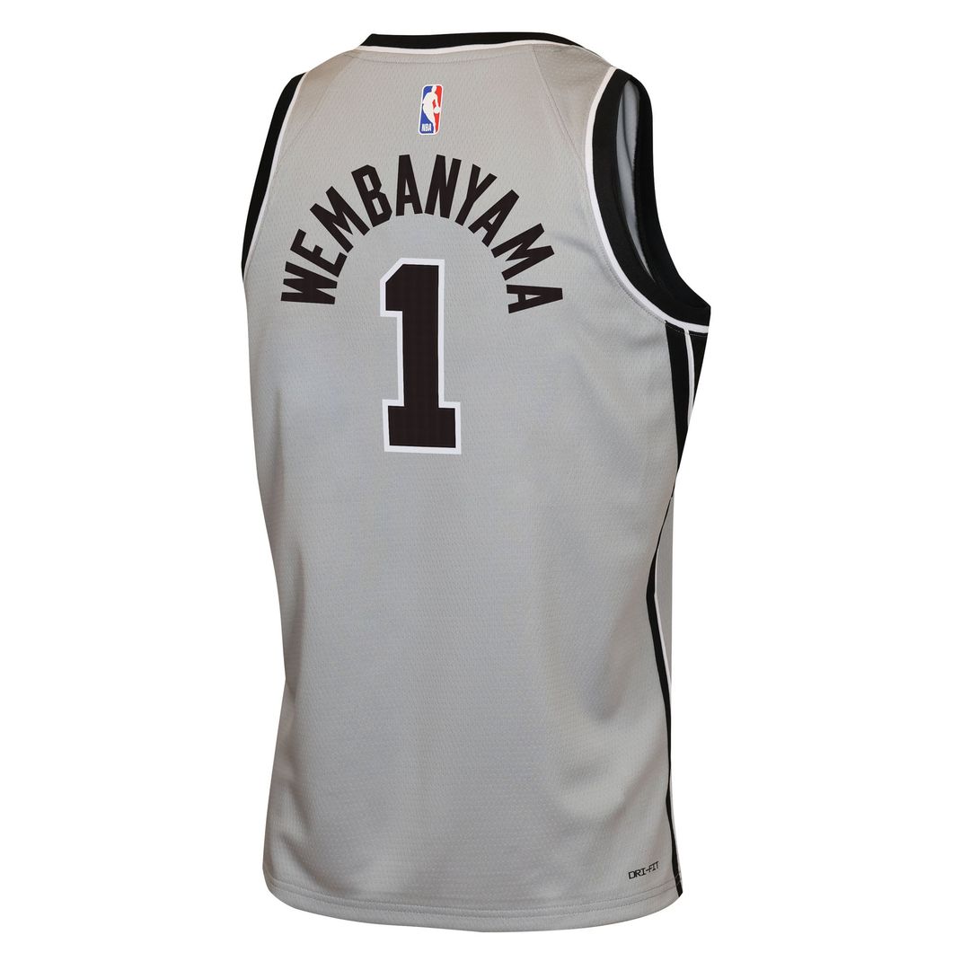 Victor Wembanyama | San Antonio Spurs | Youth Swingman Jersey - Statement Edition - Silver