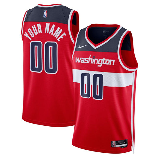 Washington Wizards | Unisex Swingman Custom Jersey Red - Icon Edition