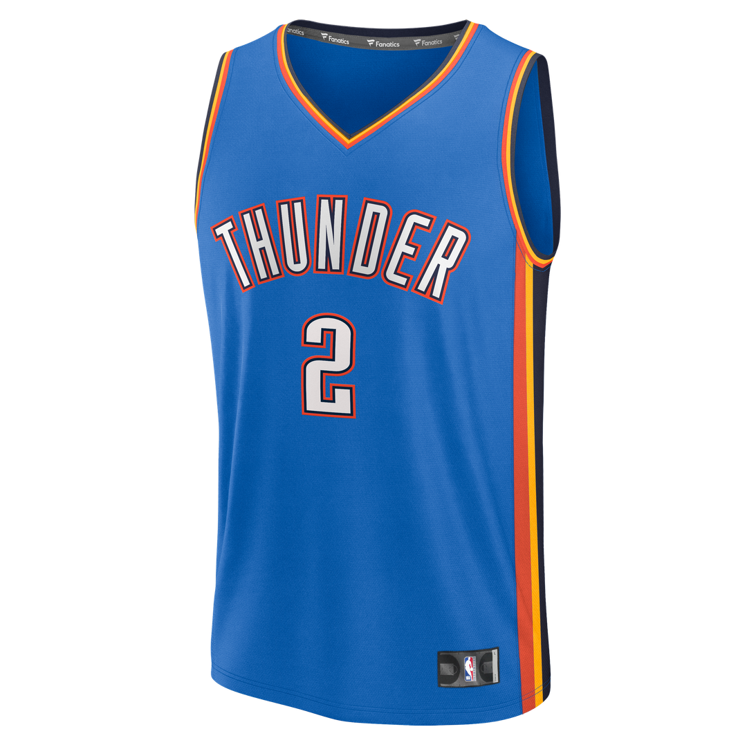 Shai Gilgeous-Alexander | Oklahoma City Thunder | Fast Break Replica Player Jersey - Icon Edition - Blue