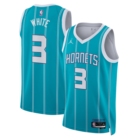 Coby White | Charlotte Hornets | Unisex Swingman Jersey - Icon Edition - Teal