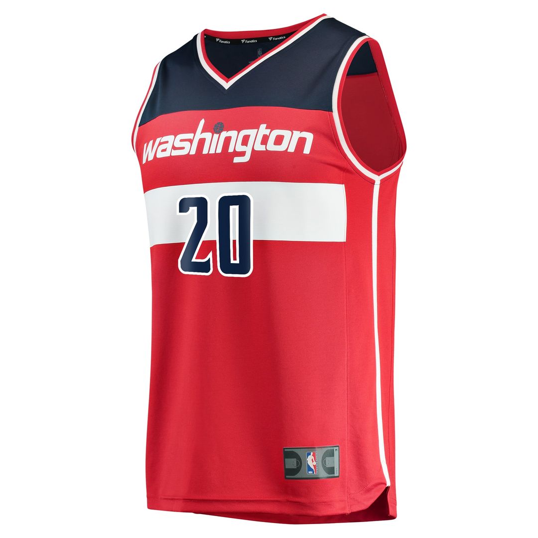 Alexandre Sarr | Washington Wizards | Fast Break Replica Player Jersey - Icon Edition - Red