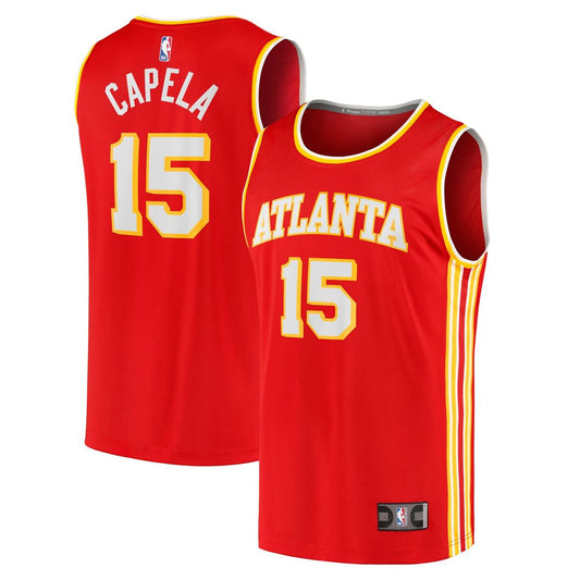 Clint Capela | Atlanta Hawks | 2021/22 Fast Break Replica Jersey - Icon Edition - Red