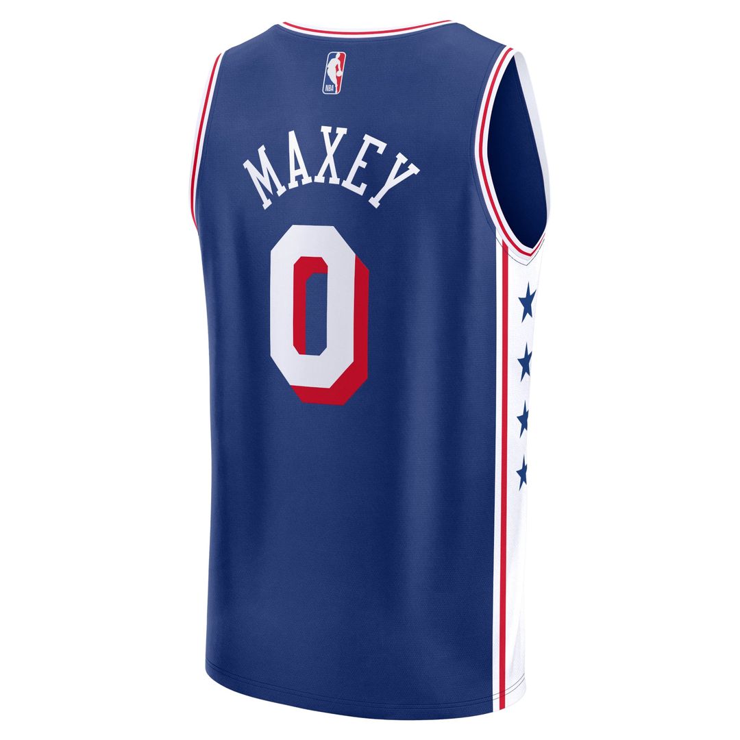 Tyrese Maxey | Philadelphia 76ers | Fast Break Replica Jersey - Icon Edition - Royal