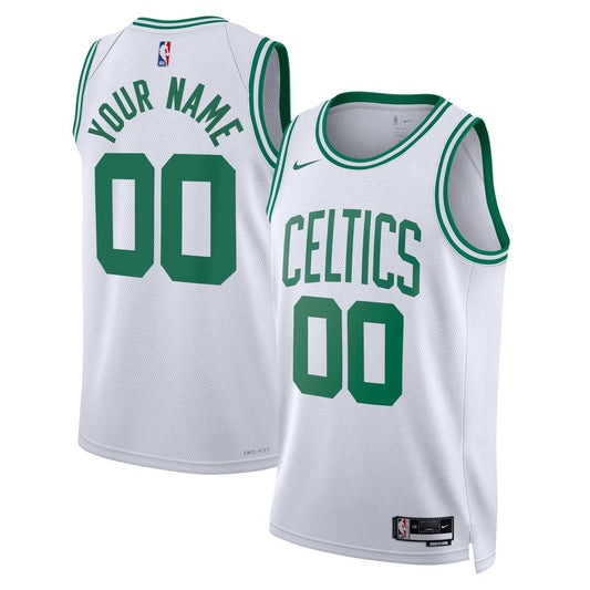 Boston Celtics | Unisex Swingman Custom Jersey White - Association Edition