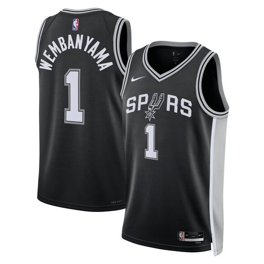 Victor Wembanyama | San Antonio Spurs | Unisex Swingman Jersey - Icon Edition - Black