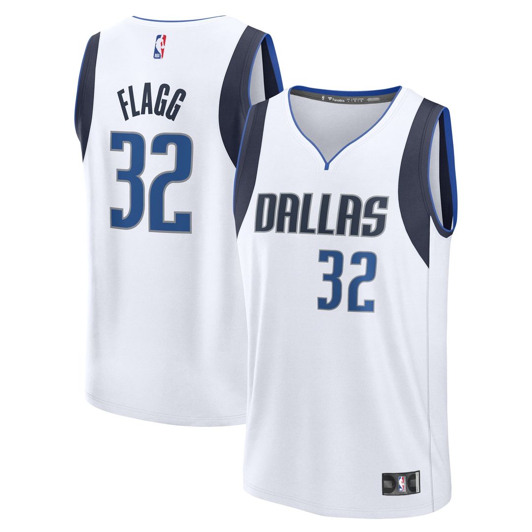 Cooper Flagg | Dallas Mavericks | 2025 NBA Draft First Round Pick Fast Break Replica Jersey - Association Edition - White