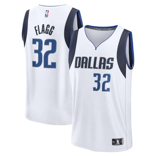 Cooper Flagg | Dallas Mavericks | 2025 NBA Draft First Round Pick Fast Break Replica Jersey - Association Edition - White