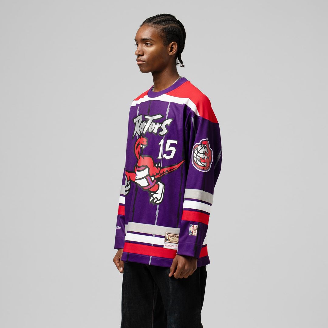 Vince Carter | Toronto Raptors | Unisex Maxxed Out Fashion Hockey Jersey - Purple