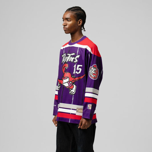 Vince Carter | Toronto Raptors | Unisex Maxxed Out Fashion Hockey Jersey - Purple