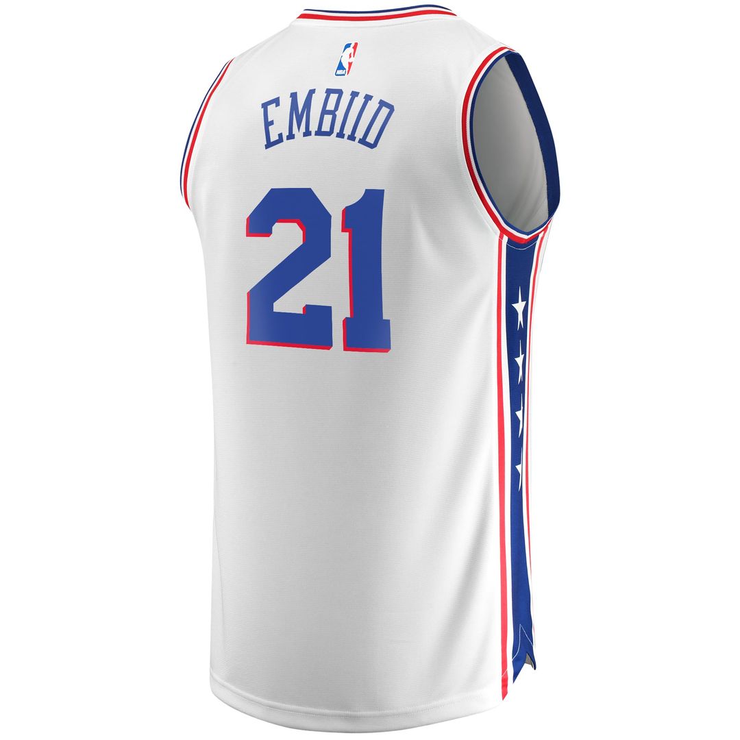 Joel Embiid | Philadelphia 76ers | Replica Jersey - Association Edition - White