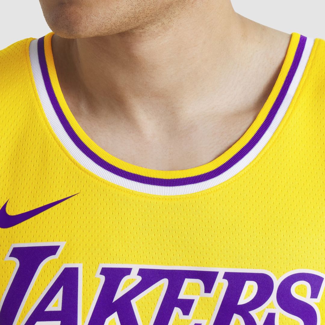 LeBron James | Los Angeles Lakers | Unisex Swingman Jersey - Icon Edition - Gold