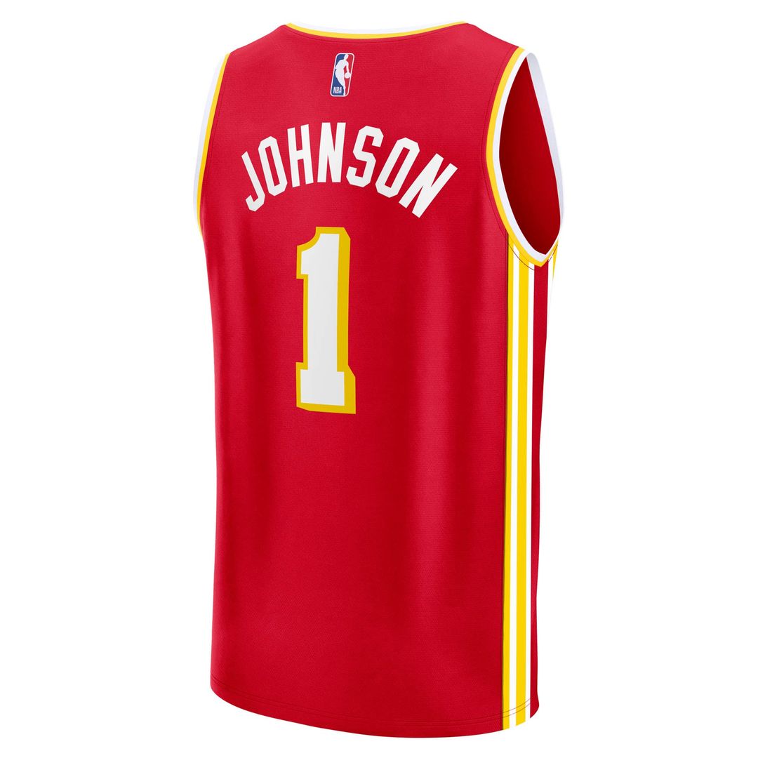 Jalen Johnson | Atlanta Hawks | Fast Break Replica Jersey - Icon Edition - Red