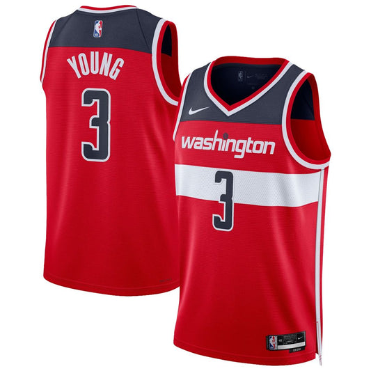 Trae Young | Washington Wizards | Unisex Swingman Jersey - Icon Edition - Red