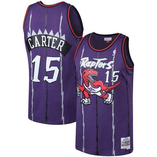 Vince Carter | Toronto Raptors | 1998/99 Big & Tall Hardwood Classics Swingman Jersey - Purple