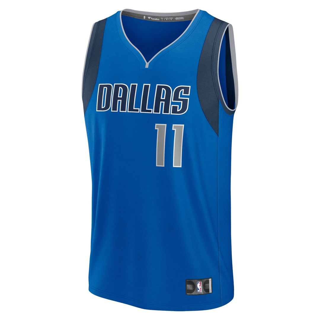 Kyrie Irving | Dallas Mavericks | Fast Break Replica Player Jersey - Icon Edition - Blue