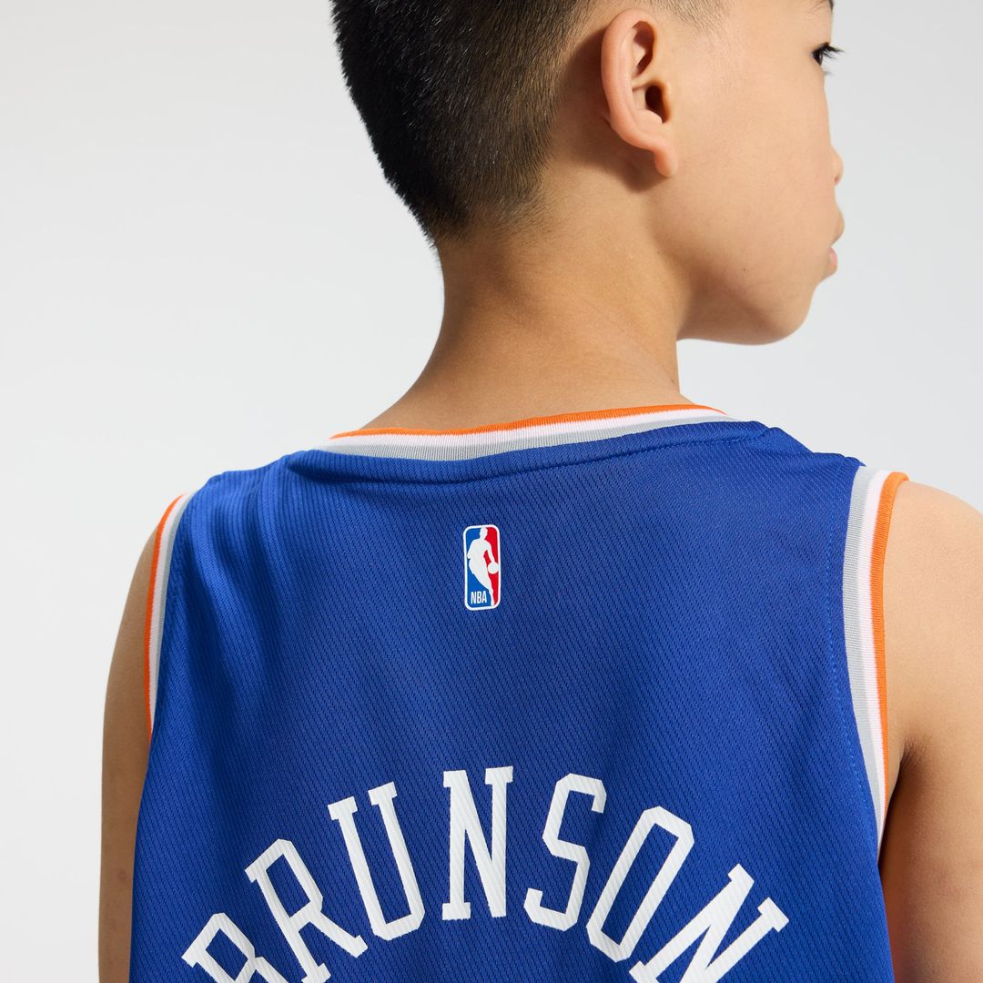Jalen Brunson | New York Knicks | Youth Fast Break Replica Player Jersey - Icon Edition - Blue