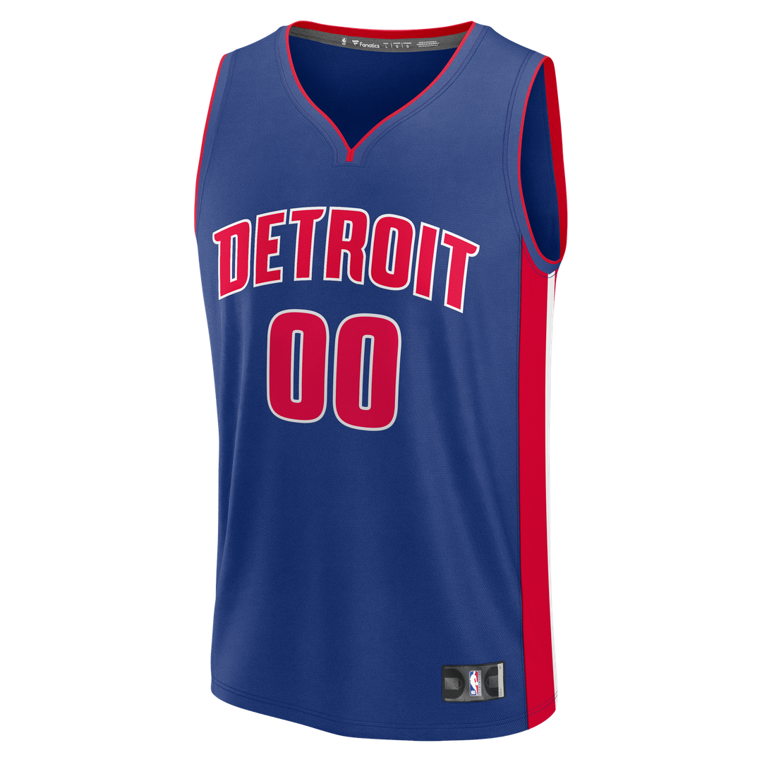 Detroit Pistons | Youth Fast Break Custom Jersey - Icon Edition - Blue