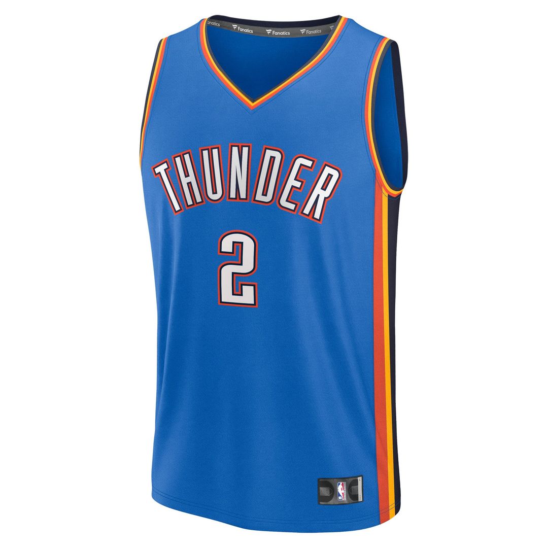 Shai Gilgeous-Alexander | Oklahoma City Thunder | Youth Fast Break Replica Player Jersey - Icon Edition - Blue