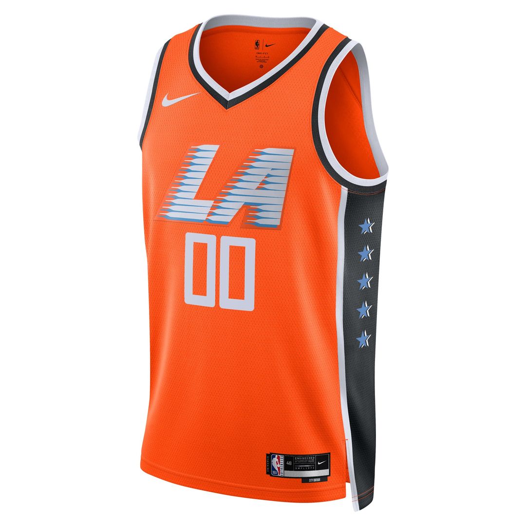 LA Clippers | Unisex 2025/26 City Edition Swingman Custom Jersey - Orange