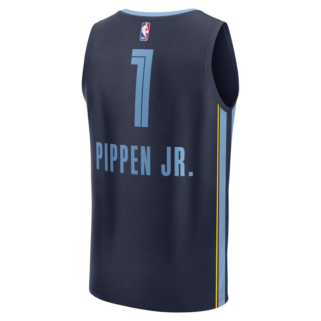 Scotty Pippen Jr. | Memphis Grizzlies | Fast Break Replica Player Jersey - Icon Edition - Navy