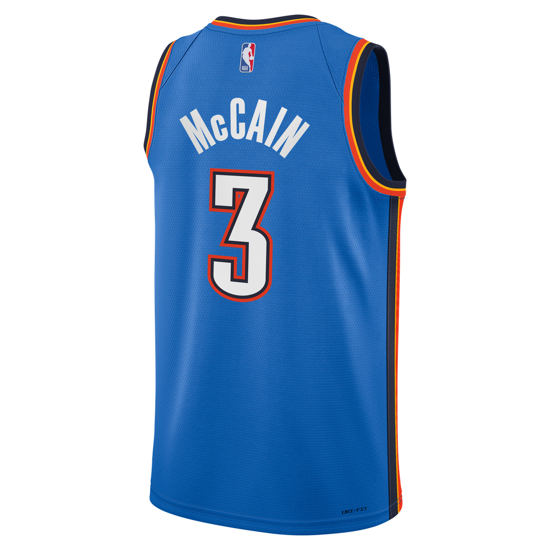 Jared McCain | Oklahoma City Thunder | Youth Swingman Jersey - Icon Edition - Blue