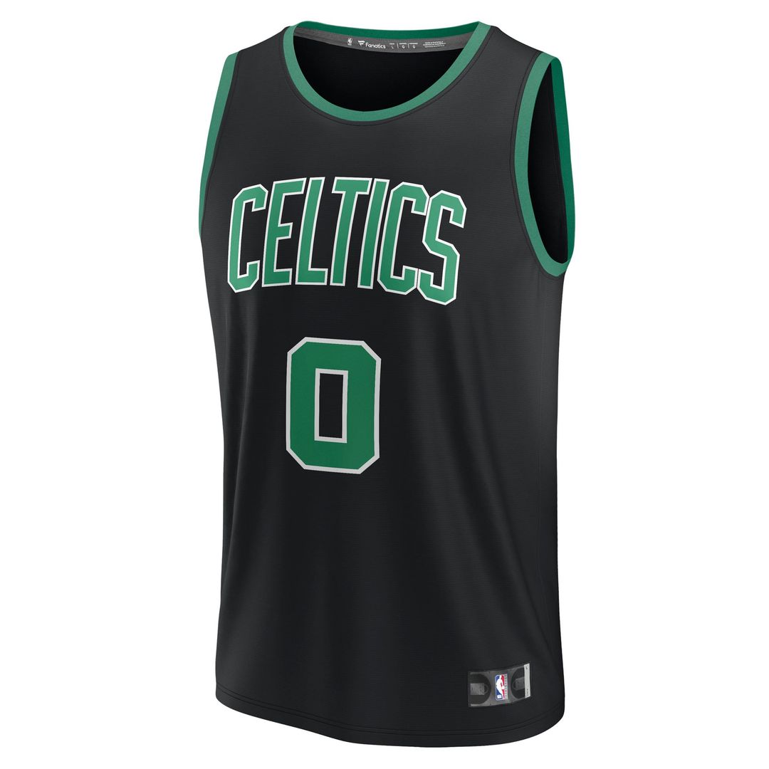 Jayson Tatum | Boston Celtics | Fast Break Replica Player Jersey - Statement Edition - Black