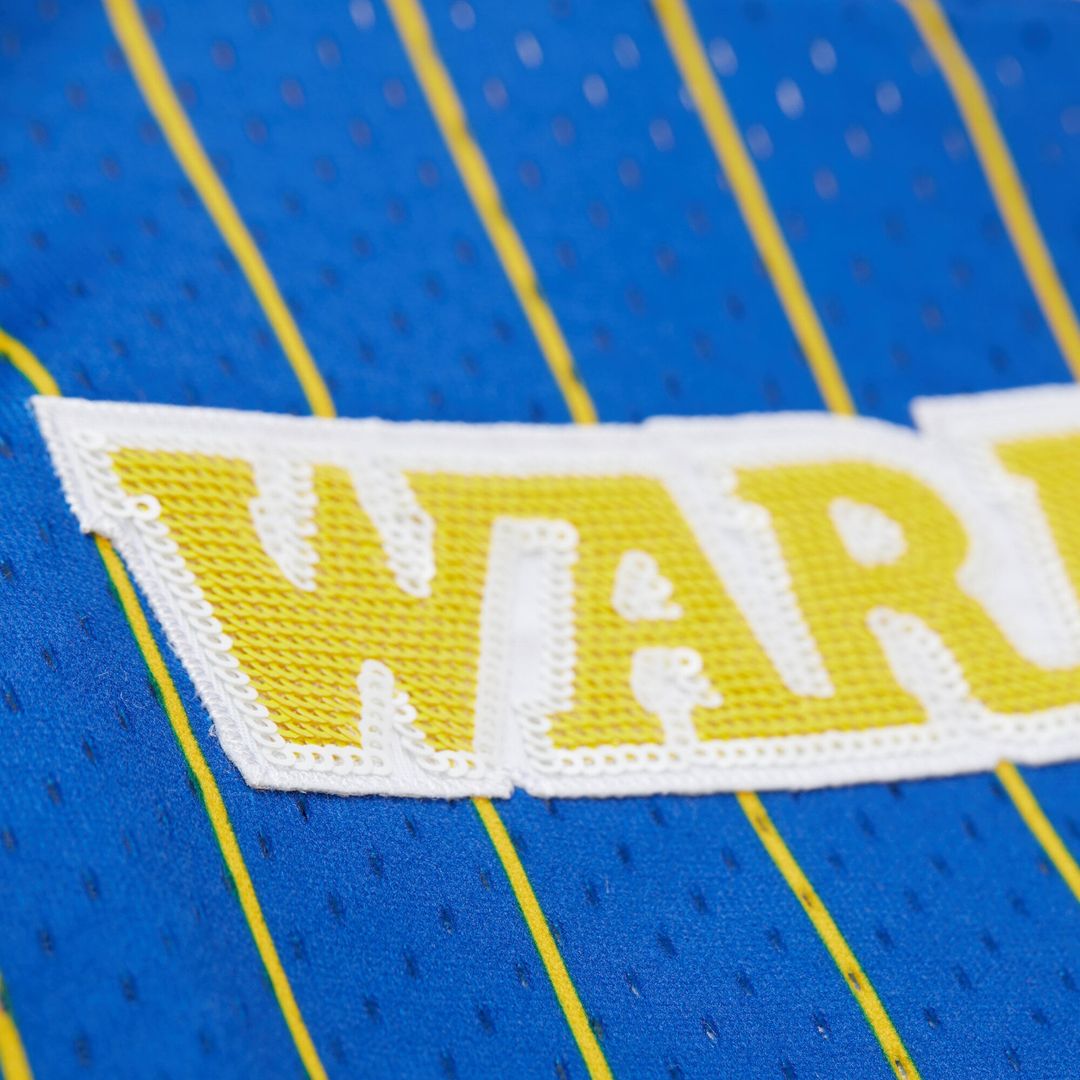 Chris Mullin | Golden State Warriors | DANNIJO Women's Fashion Cropped Basketball Jersey - Royal