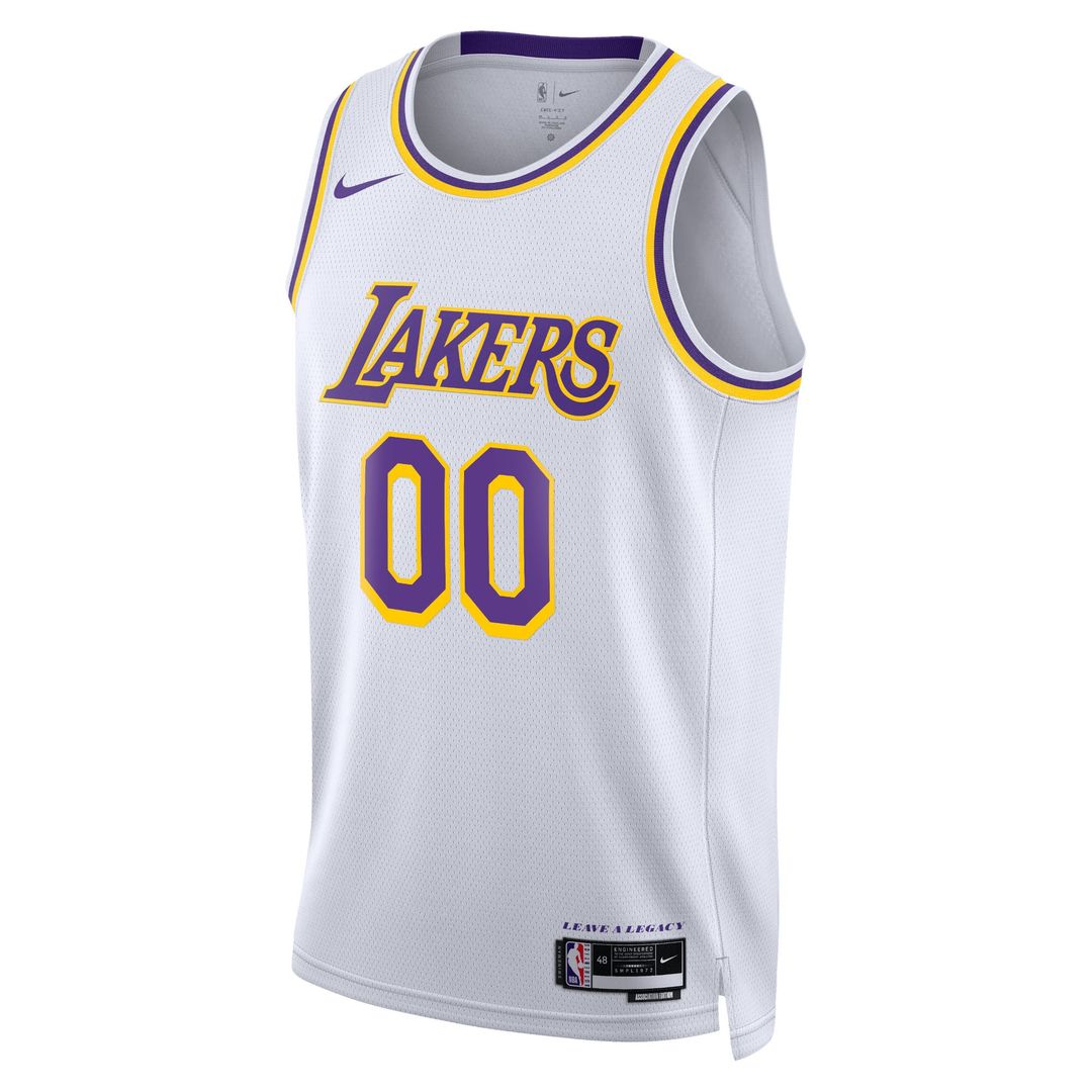 Los Angeles Lakers | Unisex Swingman Custom Jersey White - Association Edition