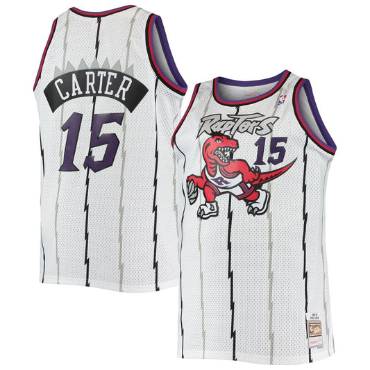 Vince Carter | Toronto Raptors | 1998/99 Big & Tall Hardwood Classics Swingman Jersey - White