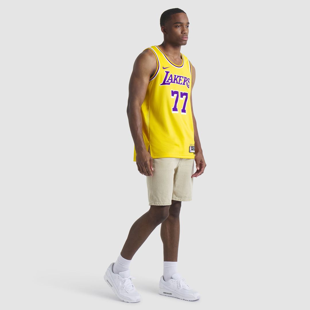 Luka Doncic | Los Angeles Lakers | Unisex Swingman Jersey - Icon Edition - Gold