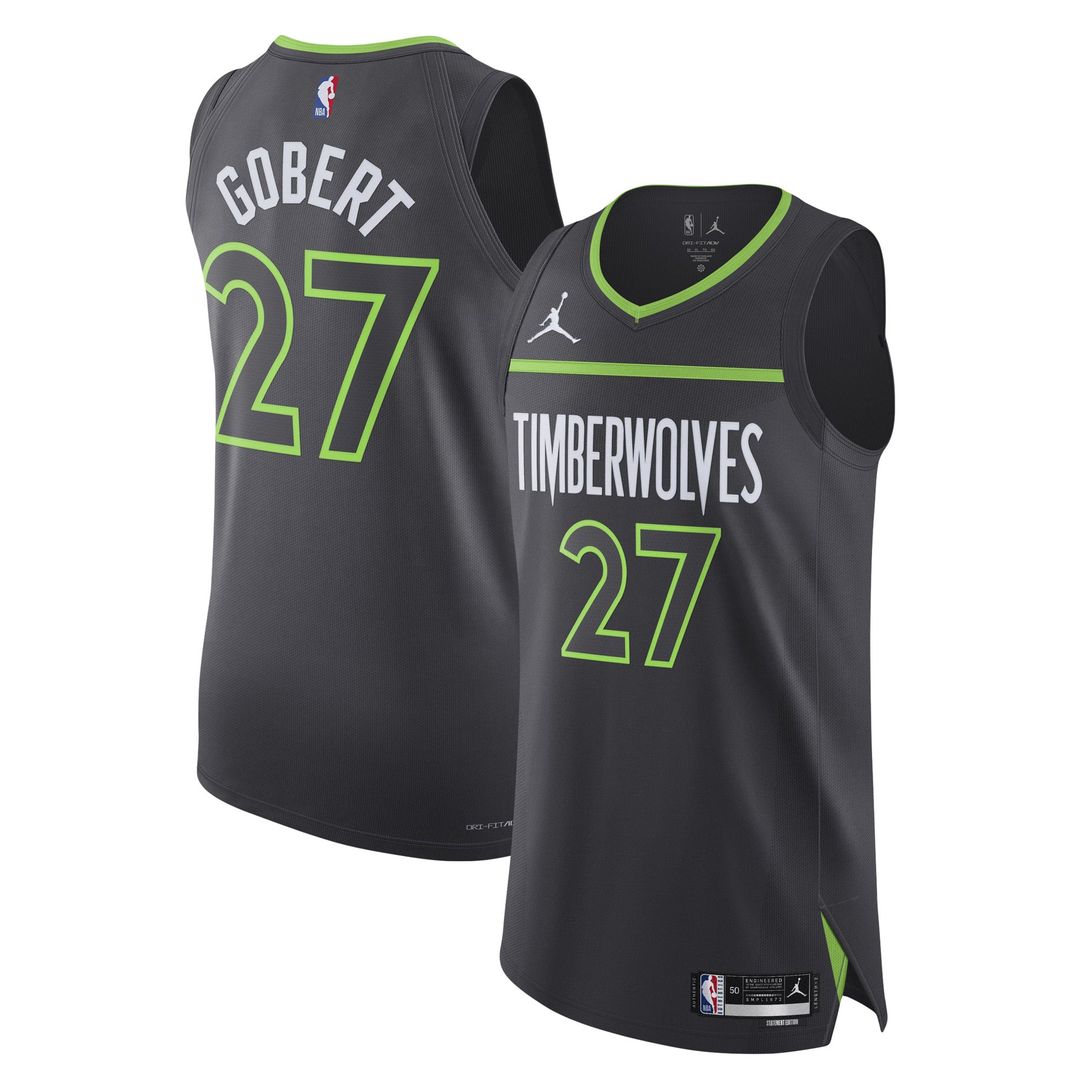 Rudy Gobert | Minnesota Timberwolves | Jersey - Statement Edition - Anthracite