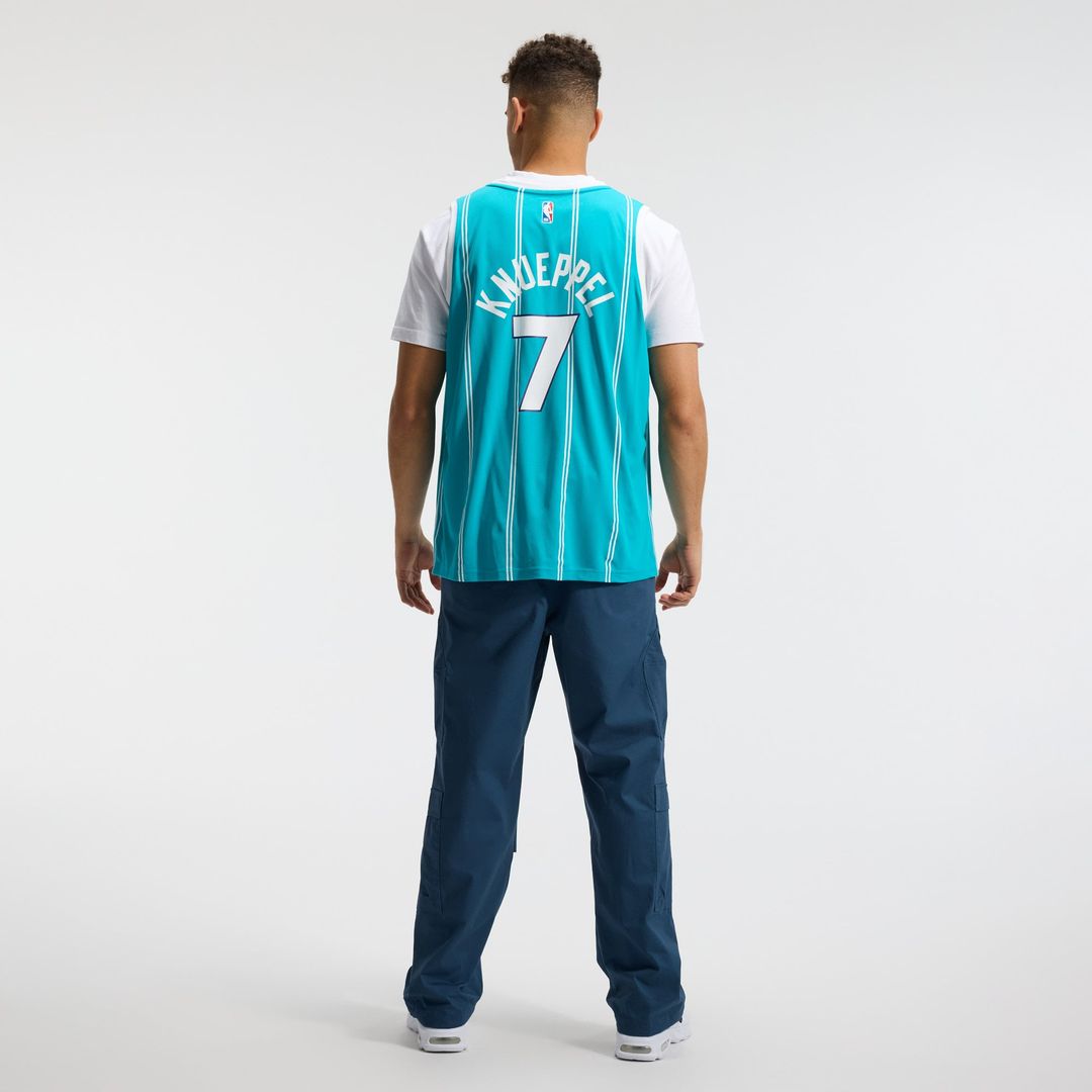Kon Knueppel | Charlotte Hornets | 2025 NBA Draft First Round Pick Fast Break Replica Jersey - Icon Edition - Teal