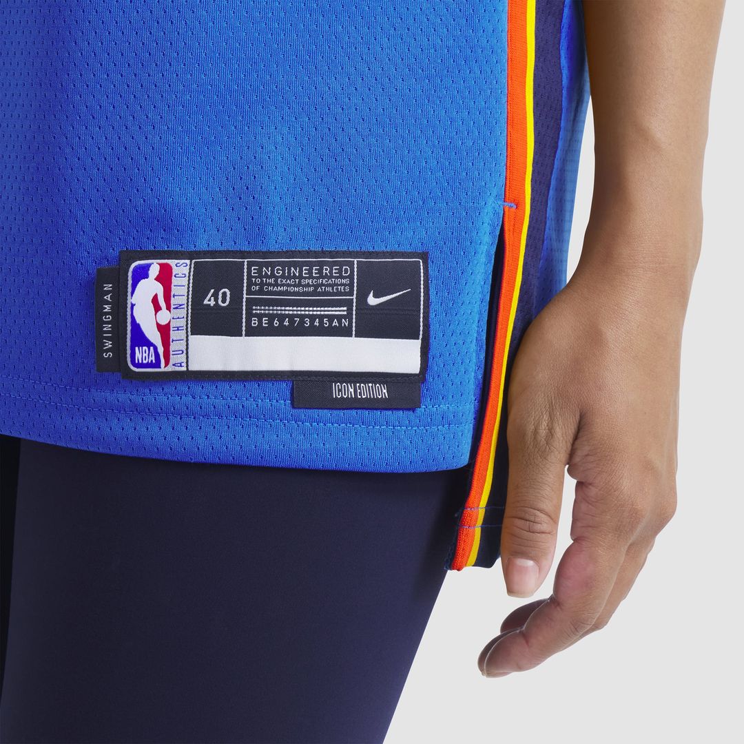 Chet Holmgren | Oklahoma City Thunder | Unisex 2022 NBA Draft First Round Pick Player Swingman Jersey - Icon Edition - Blue