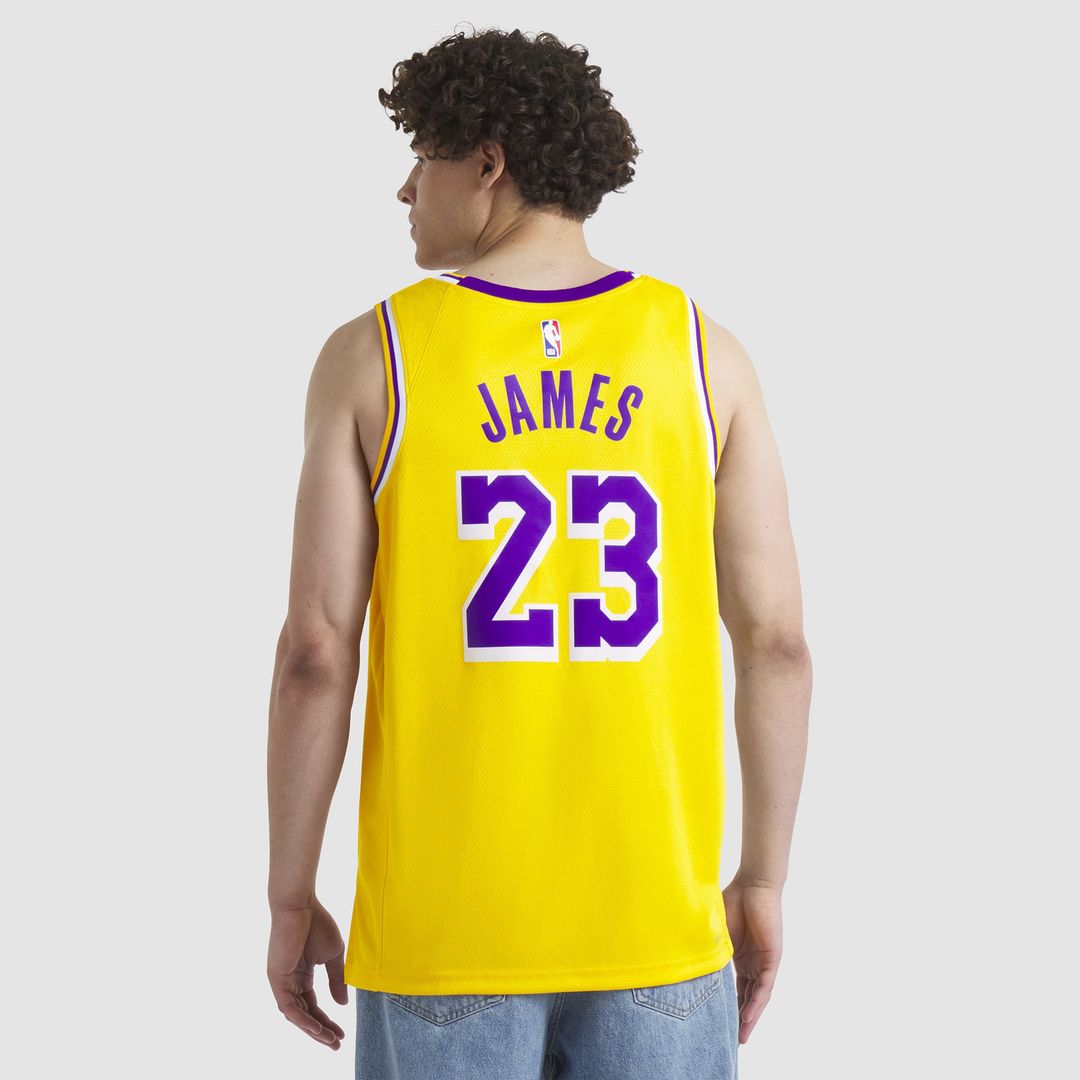 LeBron James | Los Angeles Lakers | Unisex Swingman Jersey - Icon Edition - Gold