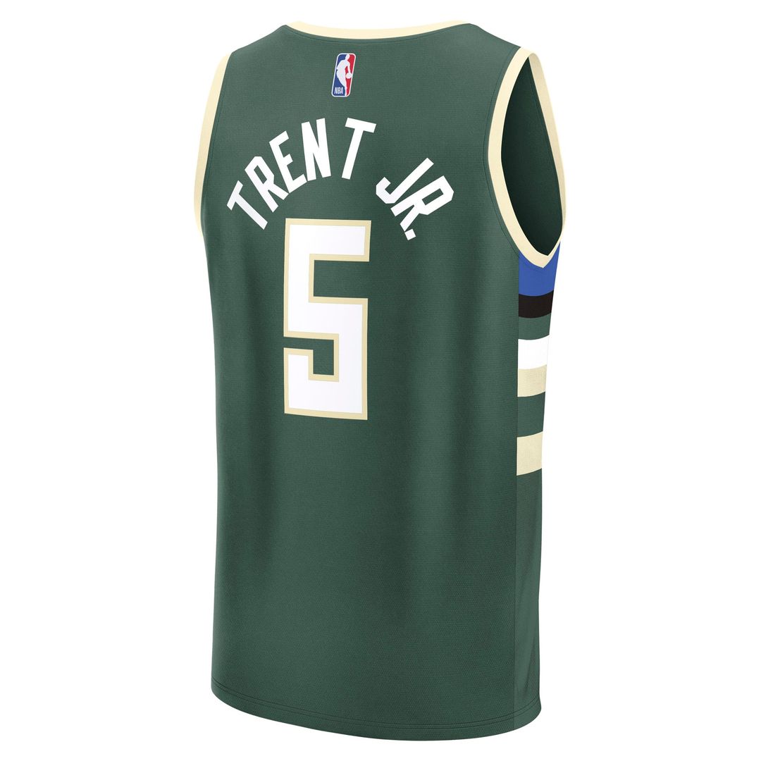 Gary Trent Jr. | Milwaukee Bucks | Fast Break Replica Player Jersey - Icon Edition - Hunter Green