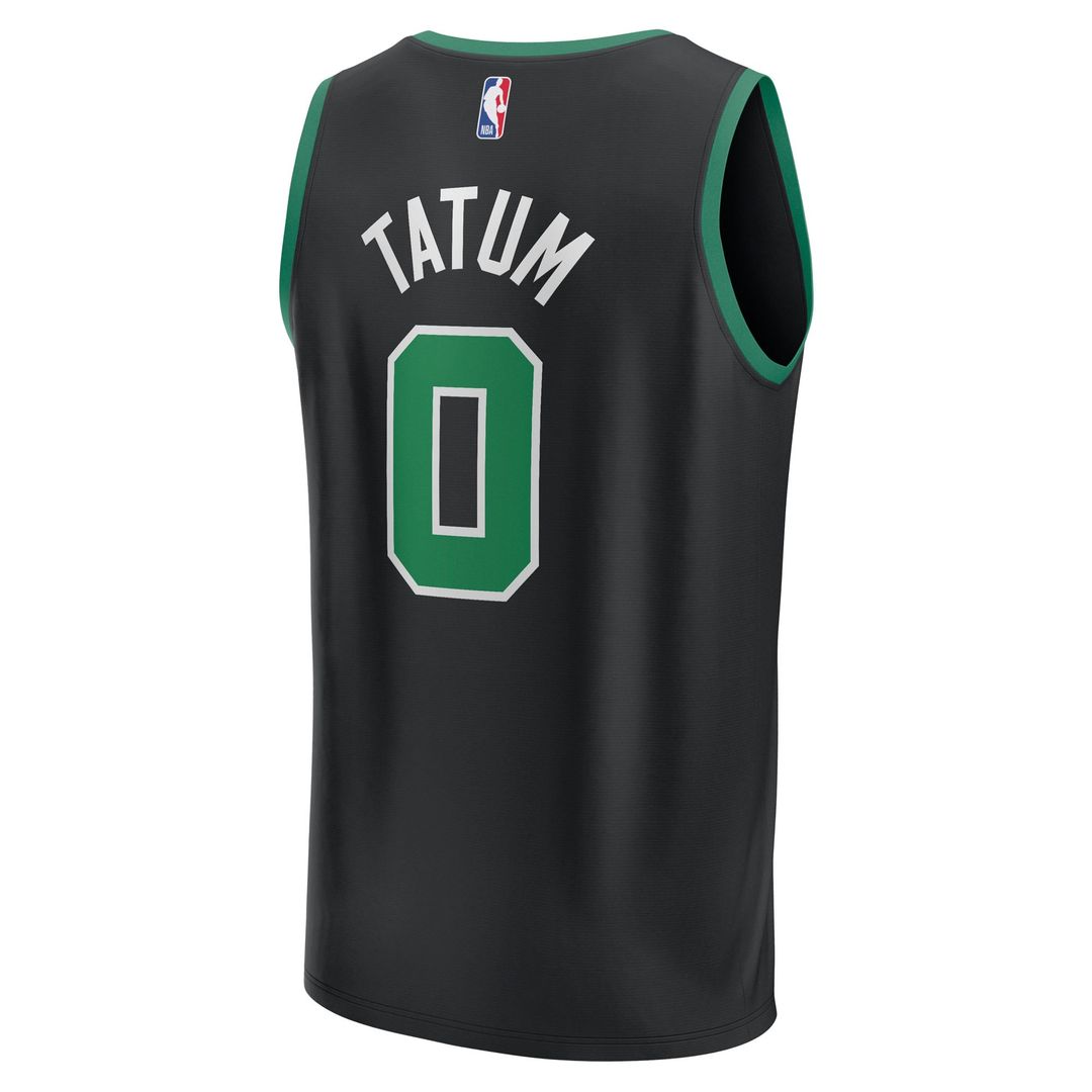 Jayson Tatum | Boston Celtics | Fast Break Replica Player Jersey - Statement Edition - Black
